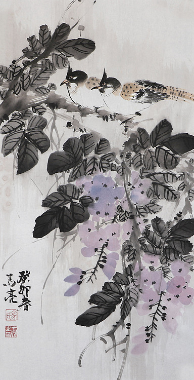 中国花鸟画主题性创作研究会副会长兼秘书长 北京市美协会员 马亮