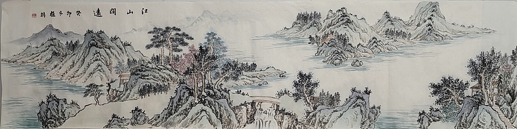 周植筠 江山阔远