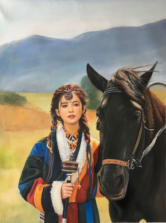 陈一茗 梳辫子的女人