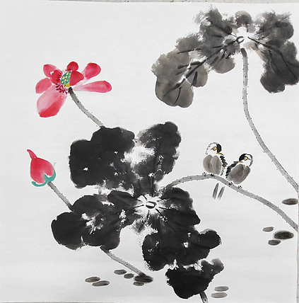 中国国画家协会理事 著名艺术家 谢长虹 精品国画作品