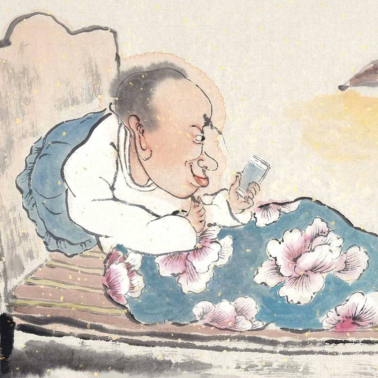 河北美协会员·国家一级美术师 王亚峰《睡前戒语》