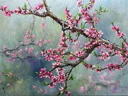 梁峰 桃花依旧笑春风