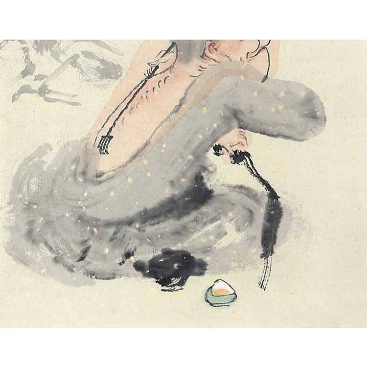 河北美协会员·国家一级美术师 王亚峰《淡然面对》