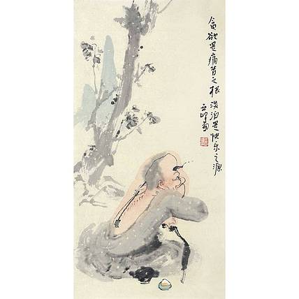 河北美协会员·国家一级美术师 王亚峰《淡然面对》