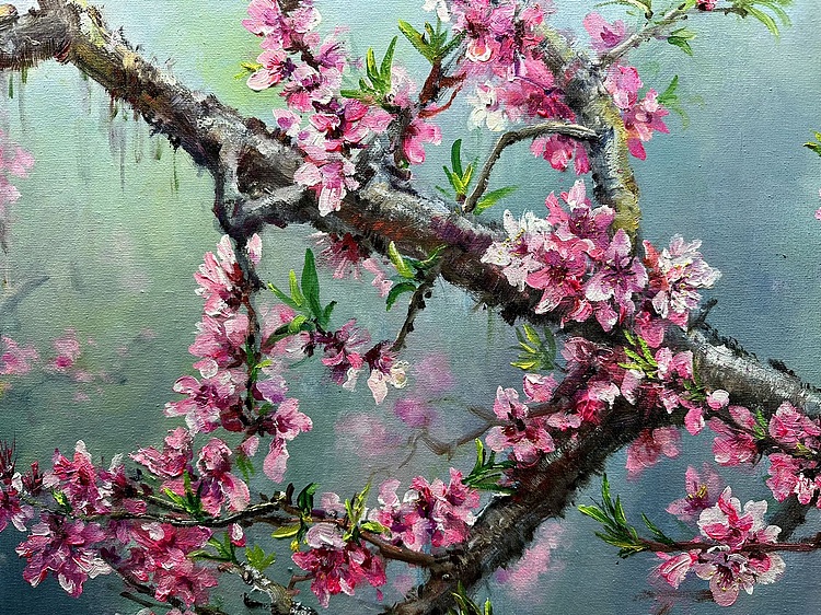 梁峰 桃花依旧笑春风