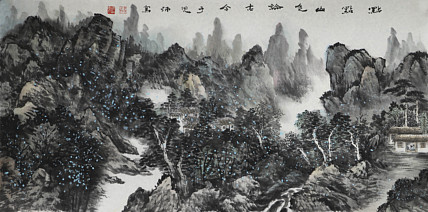职业书画家 于恩沛 精品山水作品