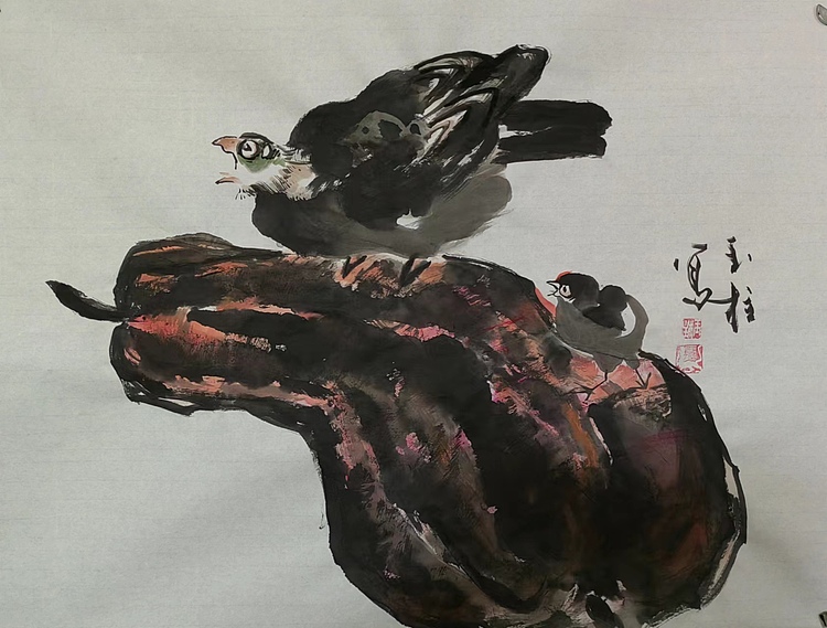 张玉柱 写意花鸟