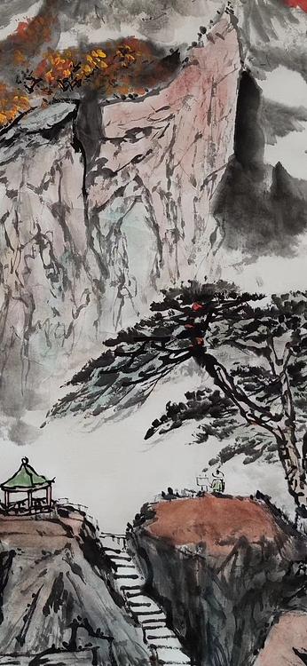 真诚 山水画
