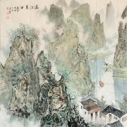 秦广宁 漓江晨曲