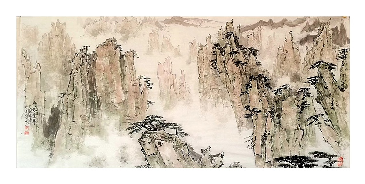 秦广宁 群岚叠翠