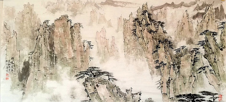 秦广宁 群岚叠翠