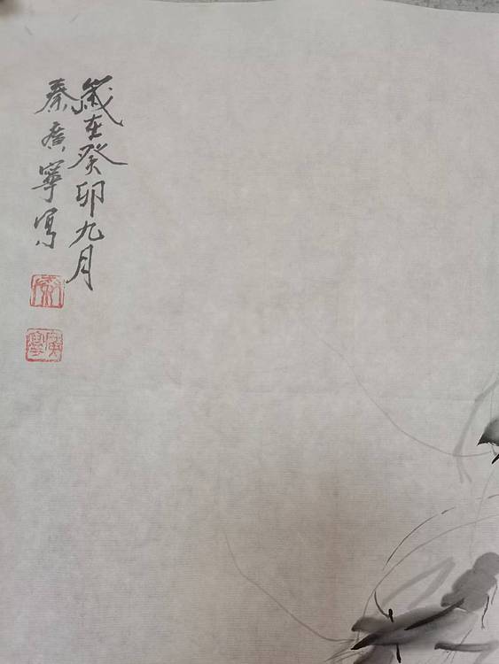 秦广宁 水墨虾