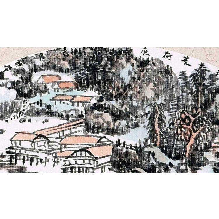 中美协会员 孙开林《水漫荷满湖》山水 12 24