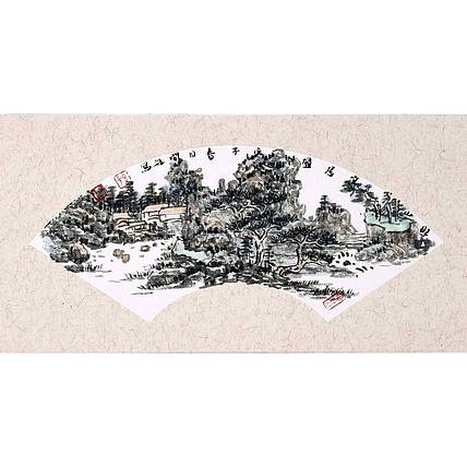 中美协会员 孙开林《山居图》山水 12 24