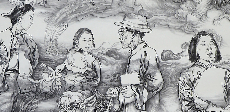 众生相 巨幅精品国画