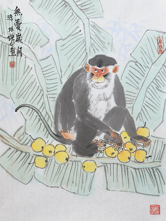 中国美术家协会会员 孙培增 精品国画（带合影）