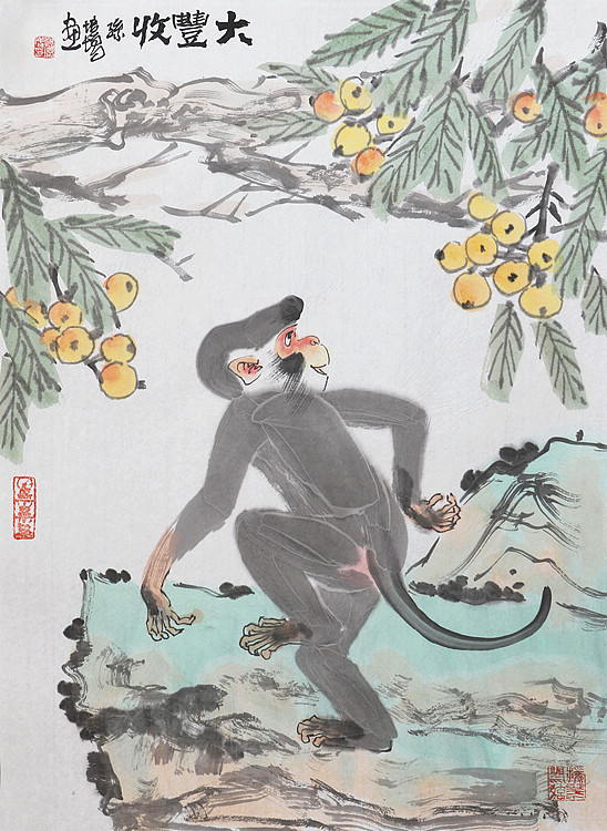 中国美术家协会会员 孙培增 精品国画（带合影）