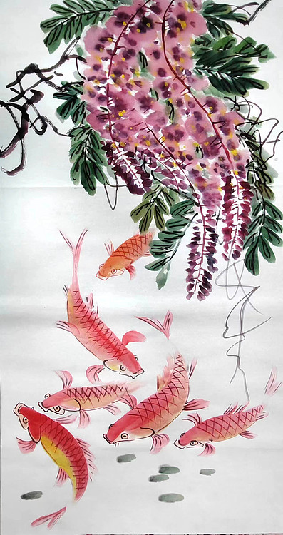 中国国画家协会理事 著名艺术家 谢长虹 精品国画作品