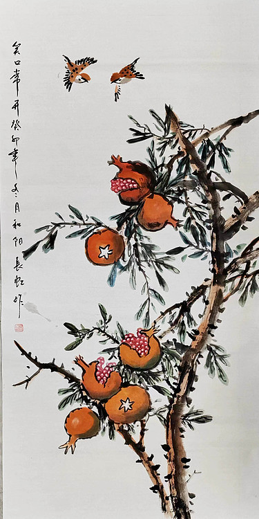 中国国画家协会理事 著名艺术家 谢长虹 精品国画作品