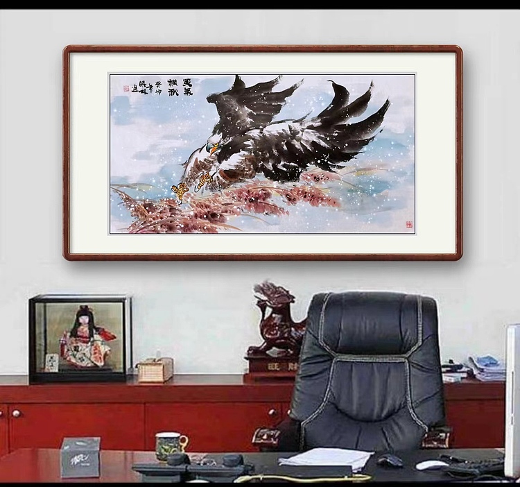 高晓林 （4520）国家一级美术师，江苏省美协会员《英气横秋》