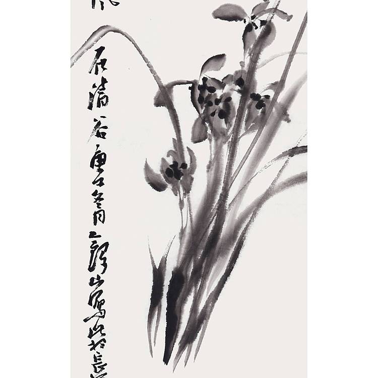 陕西省美协书协会员 王录山《君子之风》花鸟 61 32