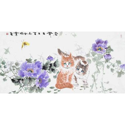 西安美协会员 王瑞霄《富贵图》花鸟 137 69