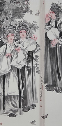 辽宁省美协会员 曲冬雪 梨园寻芳