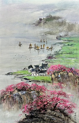 梁峰 江南春色