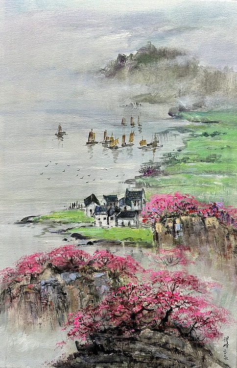 梁峰 江南春色