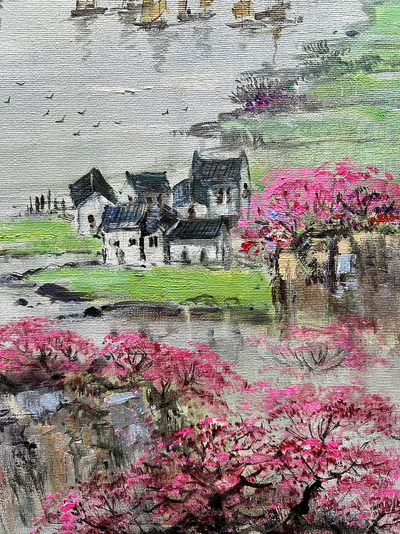 梁峰 江南春色