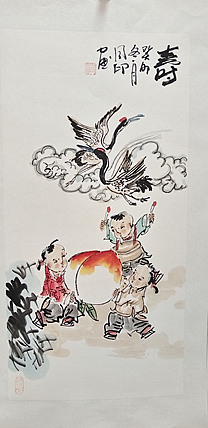 河北省美术家协会会员 侯同印 人物国画作品