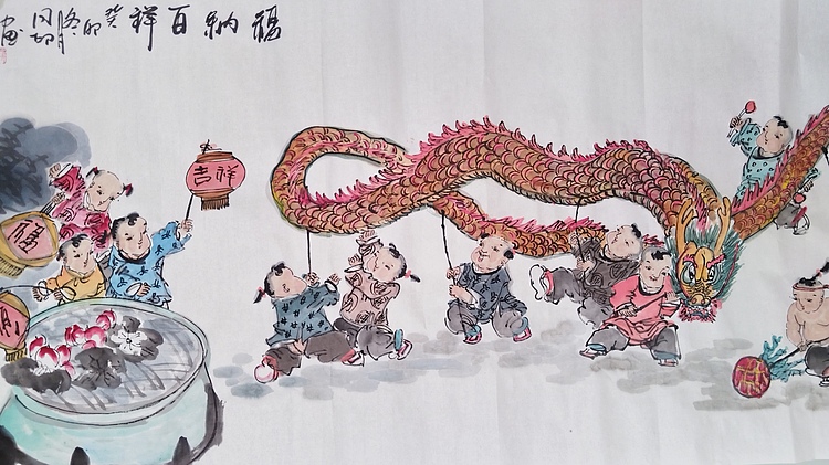 河北省美术家协会会员 侯同印 人物国画作品