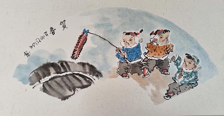 河北省美术家协会会员 侯同印 人物国画作品