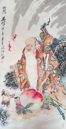 河北省美术家协会会员 侯同印 人物国画作品