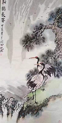 河北省美术家协会会员 侯同印 人物国画作品