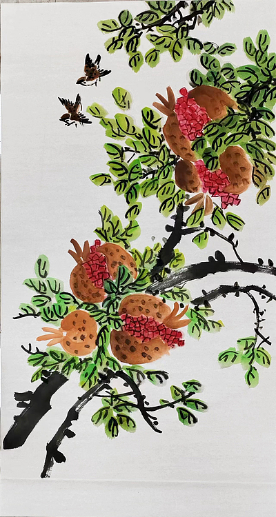 中国国画家协会理事 著名艺术家 谢长虹 精品国画作品