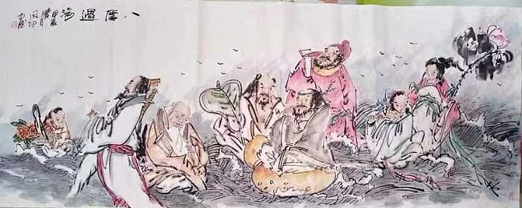 河北省美术家协会会员 侯同印 人物国画作品