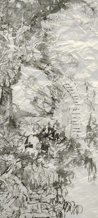 雪晴 溪山系列之六