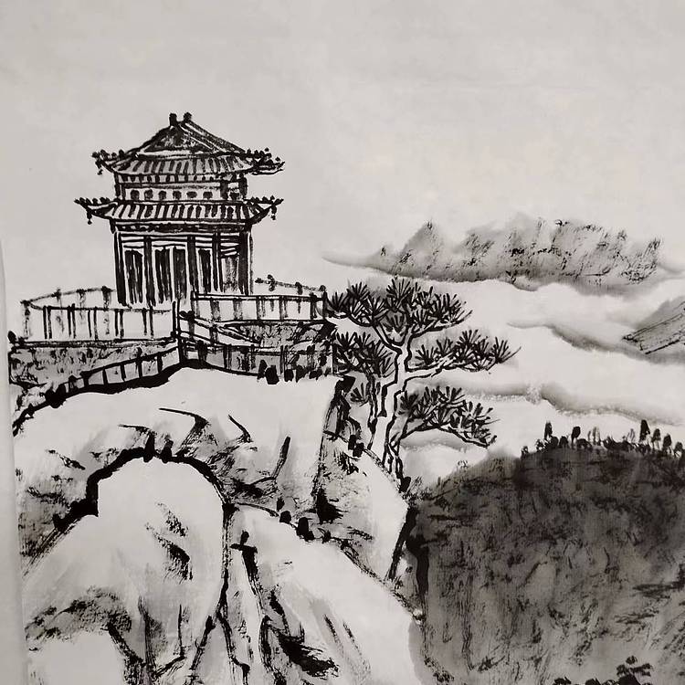 雪晴 云海