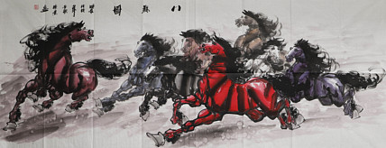 职业艺术家精品国画