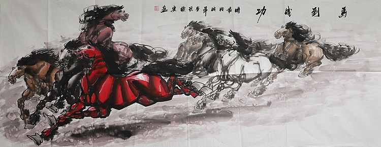 职业艺术家精品国画