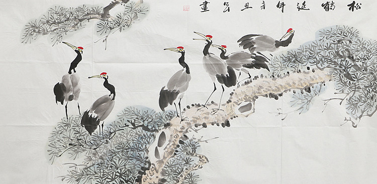 中国国家书画院会员 李茂林 精品国画