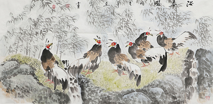 中国国家书画院会员 李茂林 精品国画