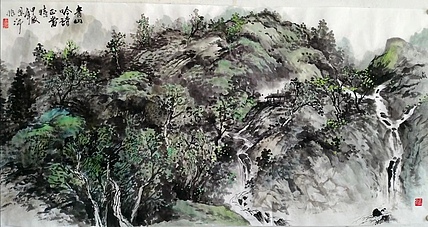 职业书画家 于恩沛 青山吟诗正当时