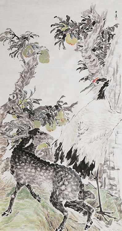 中国美术家协会会员 段东莲 国画 花鸟
