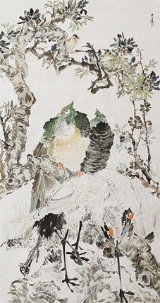 中国美术家协会会员 段东莲 国画 花鸟