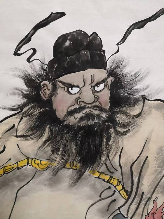 粟承志 钟馗神威图