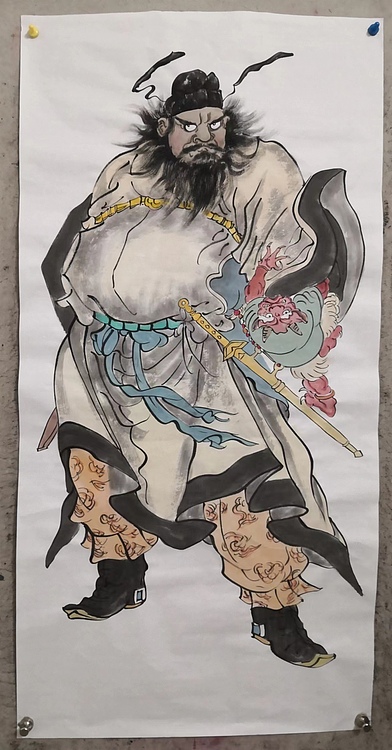 粟承志 钟馗神威图