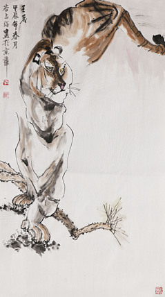 李可染画院画家，黑龙江省美术家协会会员——谷占琛