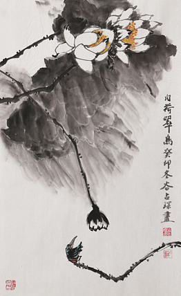 李可染画院画家，黑龙江省美术家协会会员&mdash;&mdash;谷占琛